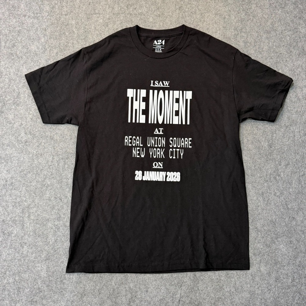 A24 The Moment Regal Union Square New York City Graphic Tee Unisex Size Large